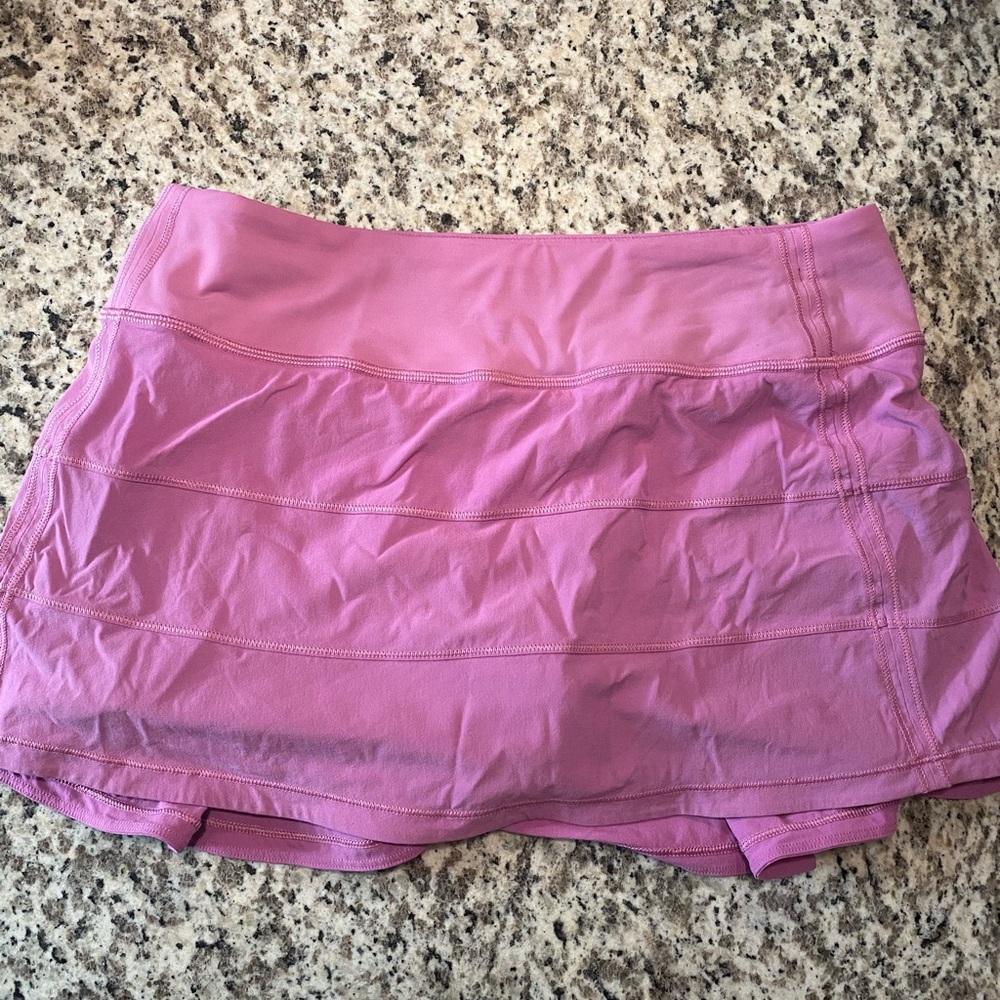 Pink lululemon tennis skirt